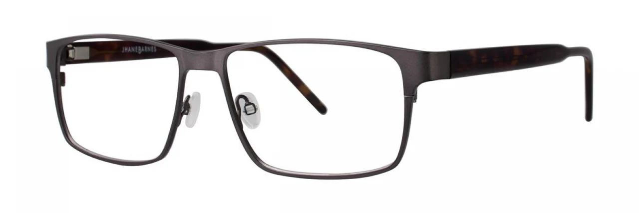 Jhane Barnes Code Eyeglasses Gunmetal 55mm Men