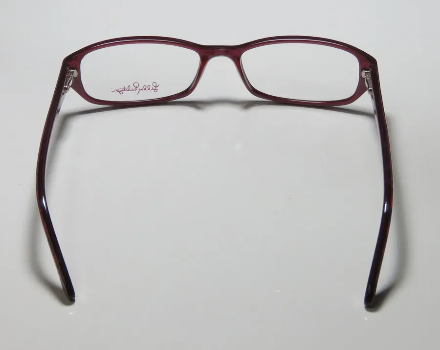 Lilly Pulitzer Ricci be Eyeglasses Rose Wine 52mm 4