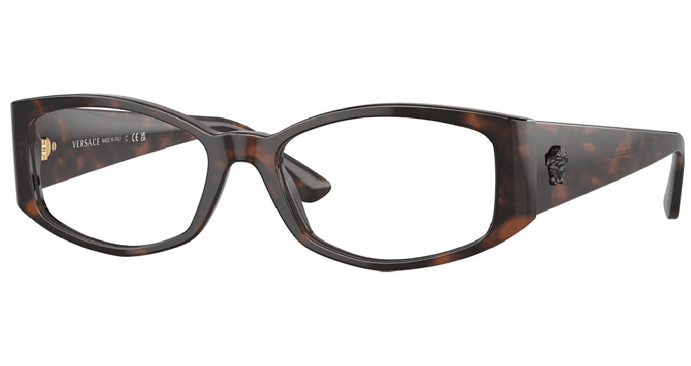 Versace 0VE3343 5429 Eyeglasses Havana 52mm Women