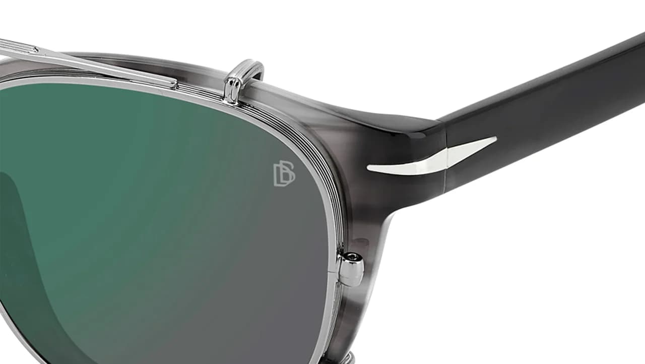 David Beckham DB 1117/CS 02W8 MT Sunglasses Grey Horn 50mm Men 4