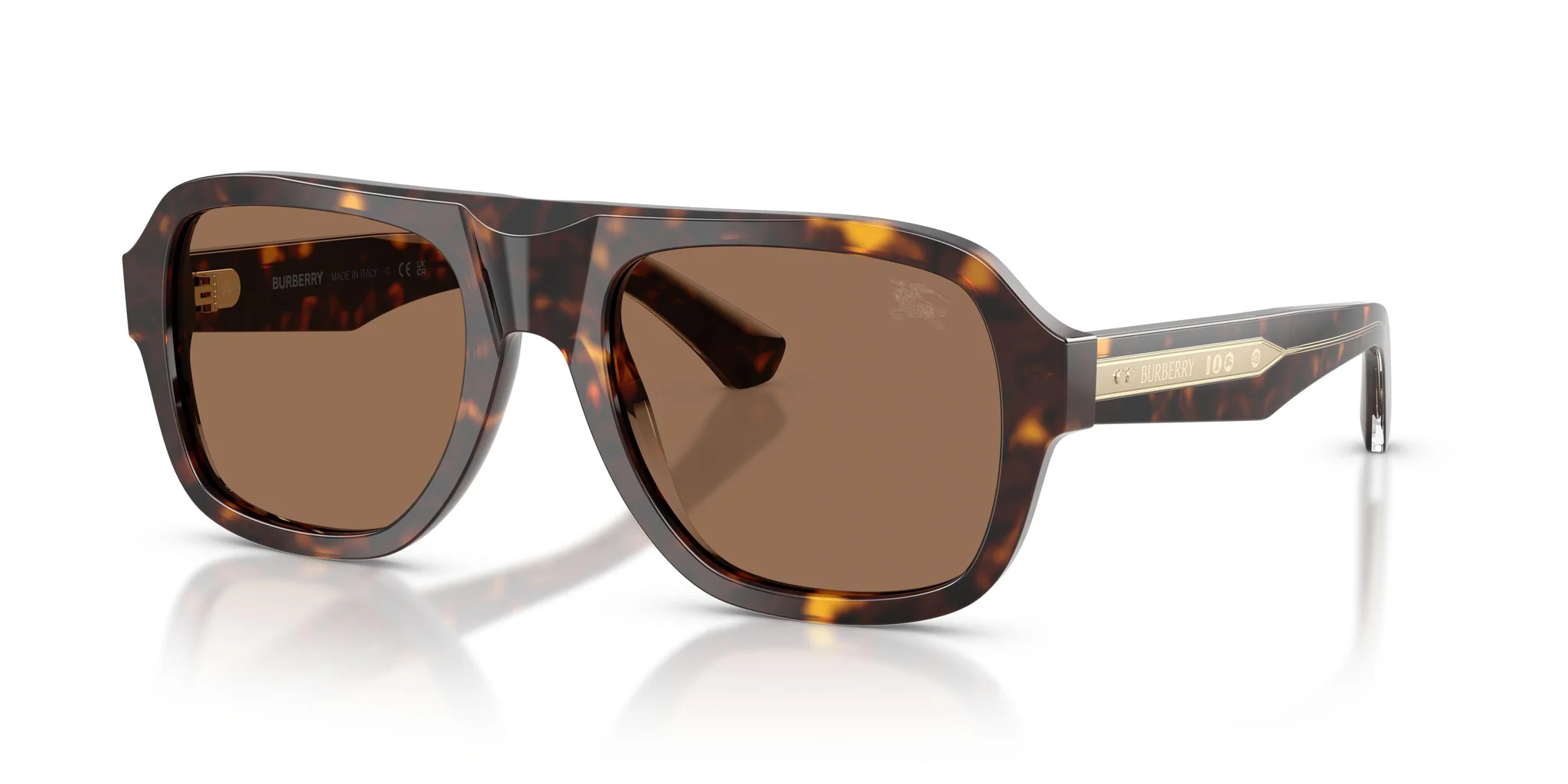 Burberry 0BE4478 420573 Sunglasses Dark Havana 55mm Men