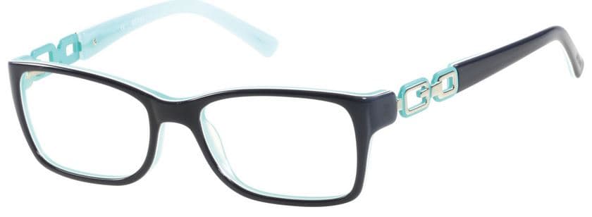 Guess GU2406 BLGRN Eyeglasses Black 52mm Women