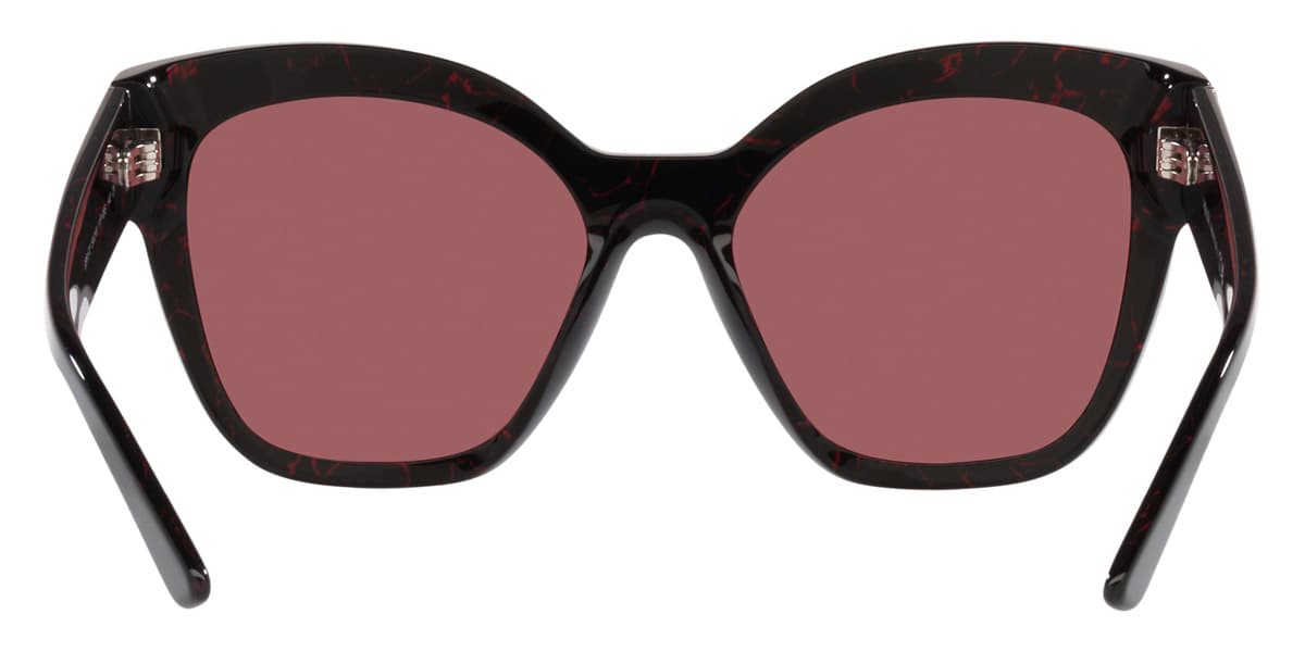Prada SPR17Z 11F08S Sunglasses Red Marble 54mm Women 4