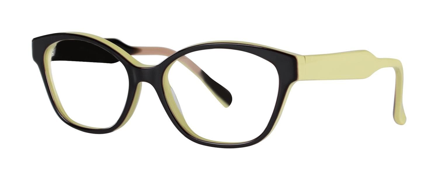 Vera Wang Odelle Eyeglasses Chocolate Lemon 54mm Women