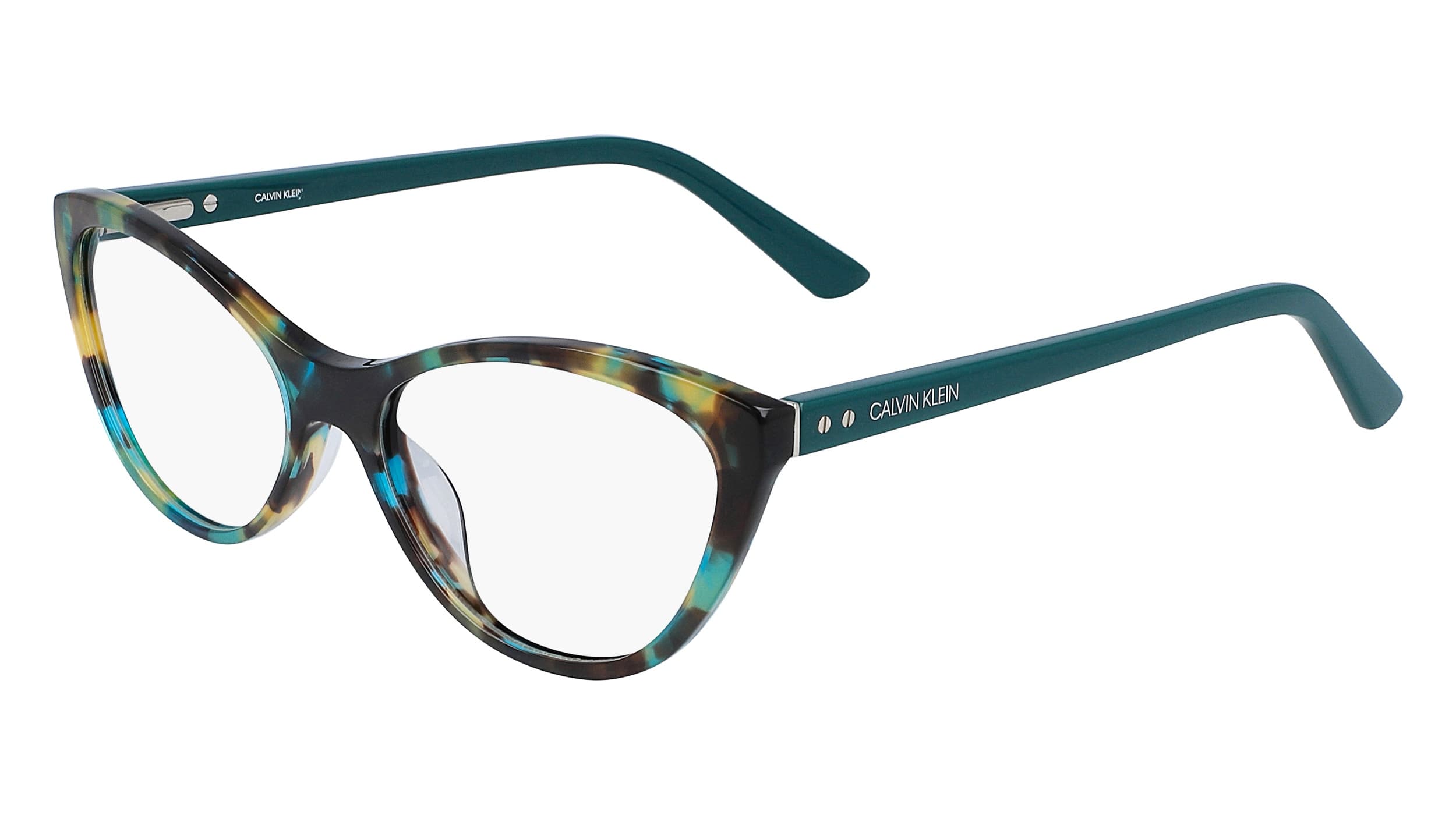 Calvin Klein CK20506 442 Eyeglasses Turquoise Tortoise 53mm Women