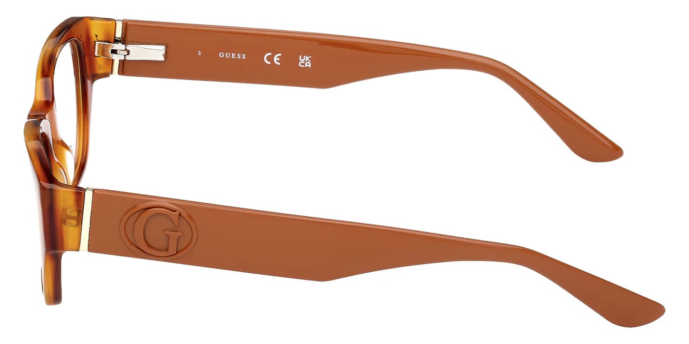 Guess GU50304 053 Eyeglasses Blonde Havana 52mm Women 3