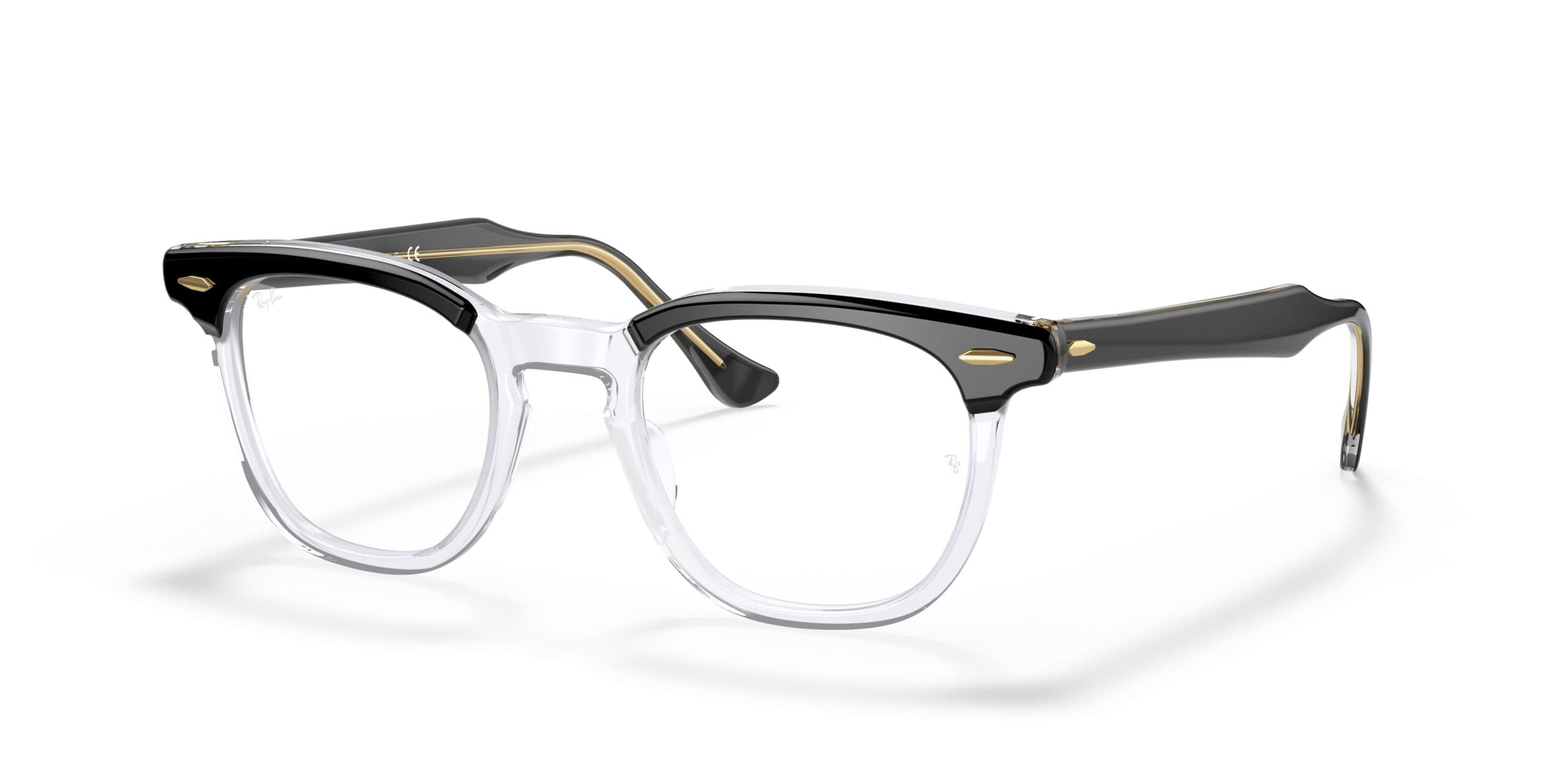 Ray-Ban RB5398F Hawkeye 2034 Eyeglasses Black Transparent 50mm Unisex