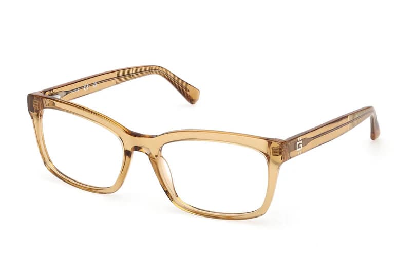 Guess GU50252 039 Eyeglasses Shiny Yellow 55mm Women