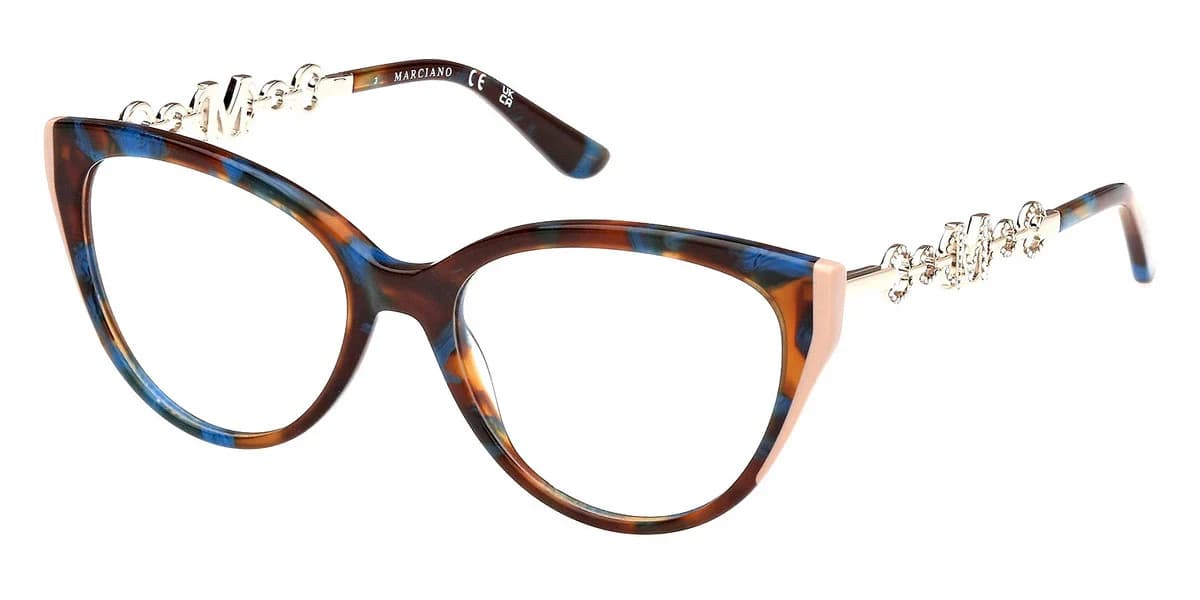 Marciano GM50006 092 Eyeglasses Blue 54mm Women