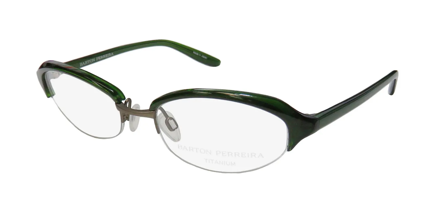 Barton Perreira Sylvia hun/mol Eyeglasses Green 49mm