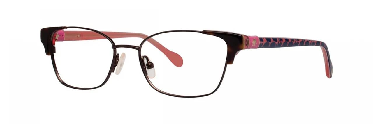Lilly Pulitzer Sheldrake Eyeglasses Chocolate 45mm Kids