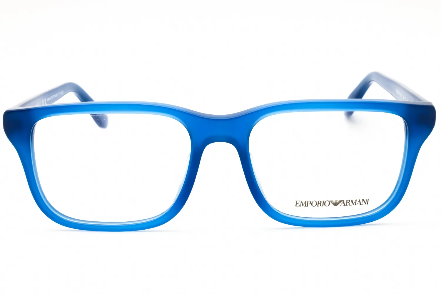 Emporio Armani 0EA3250U 6201 Eyeglasses Shiny Opalescent Blue 54mm Men 2