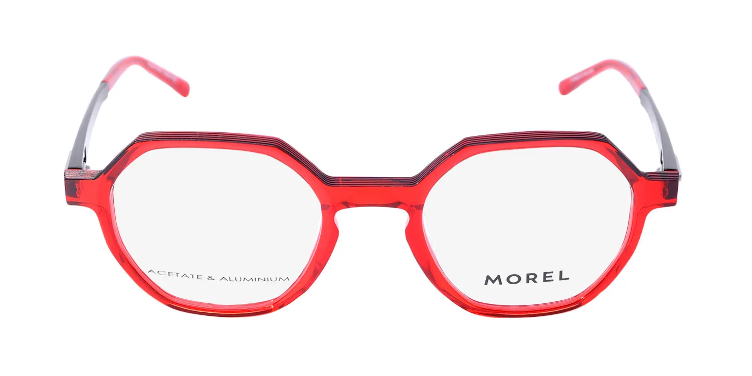 Morel Oga 10206o rn03 Eyeglasses Red 49mm 3