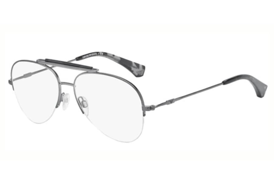 Emporio Armani EA1020 3003 Eyeglasses Gray 55mm Men