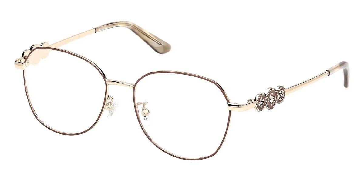 Guess GU50256D 025 Eyeglasses Ivory 52mm Women