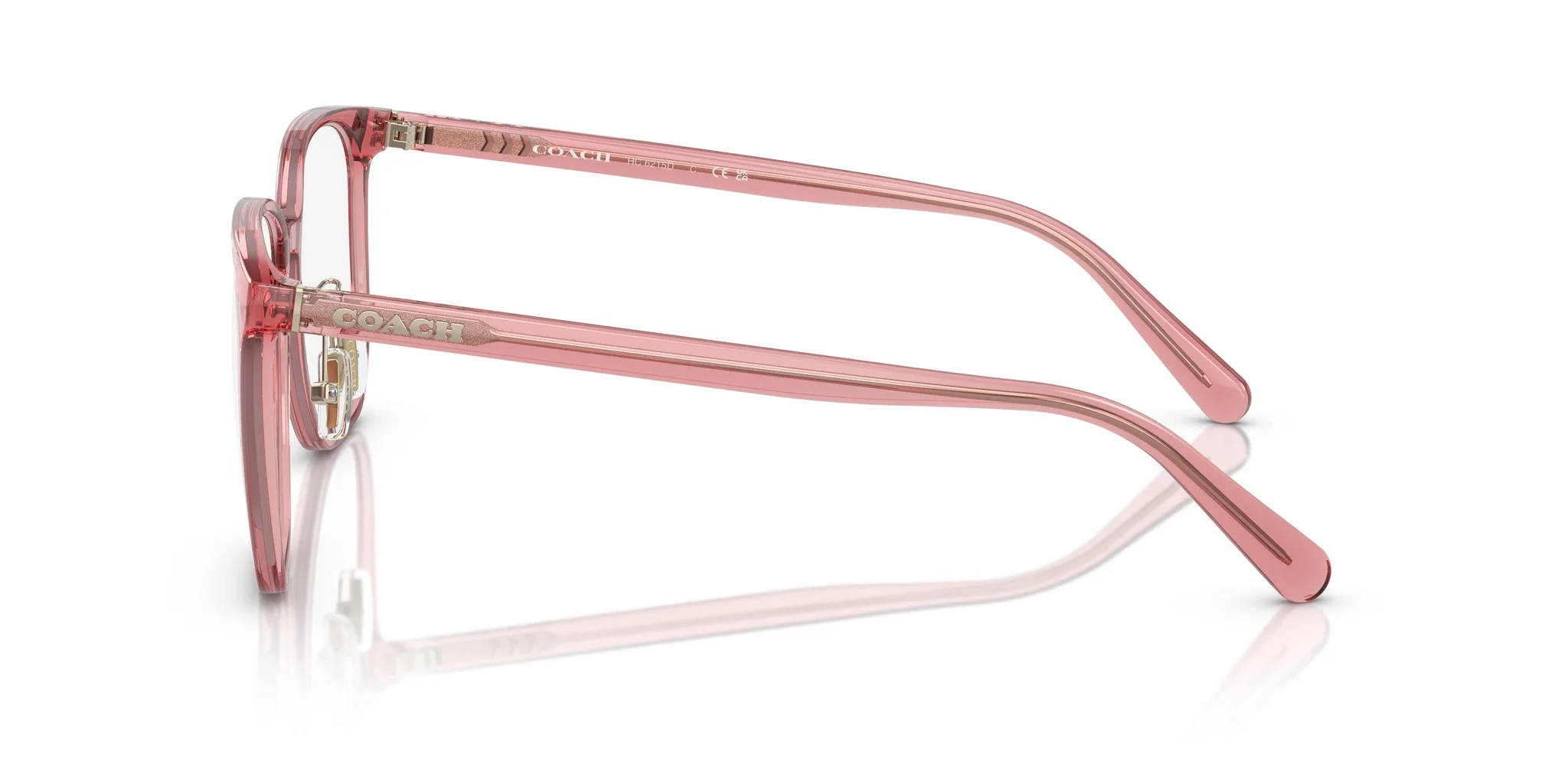 Coach 0HC6215D 5800 Eyeglasses Transparent Berry 56mm Women 3