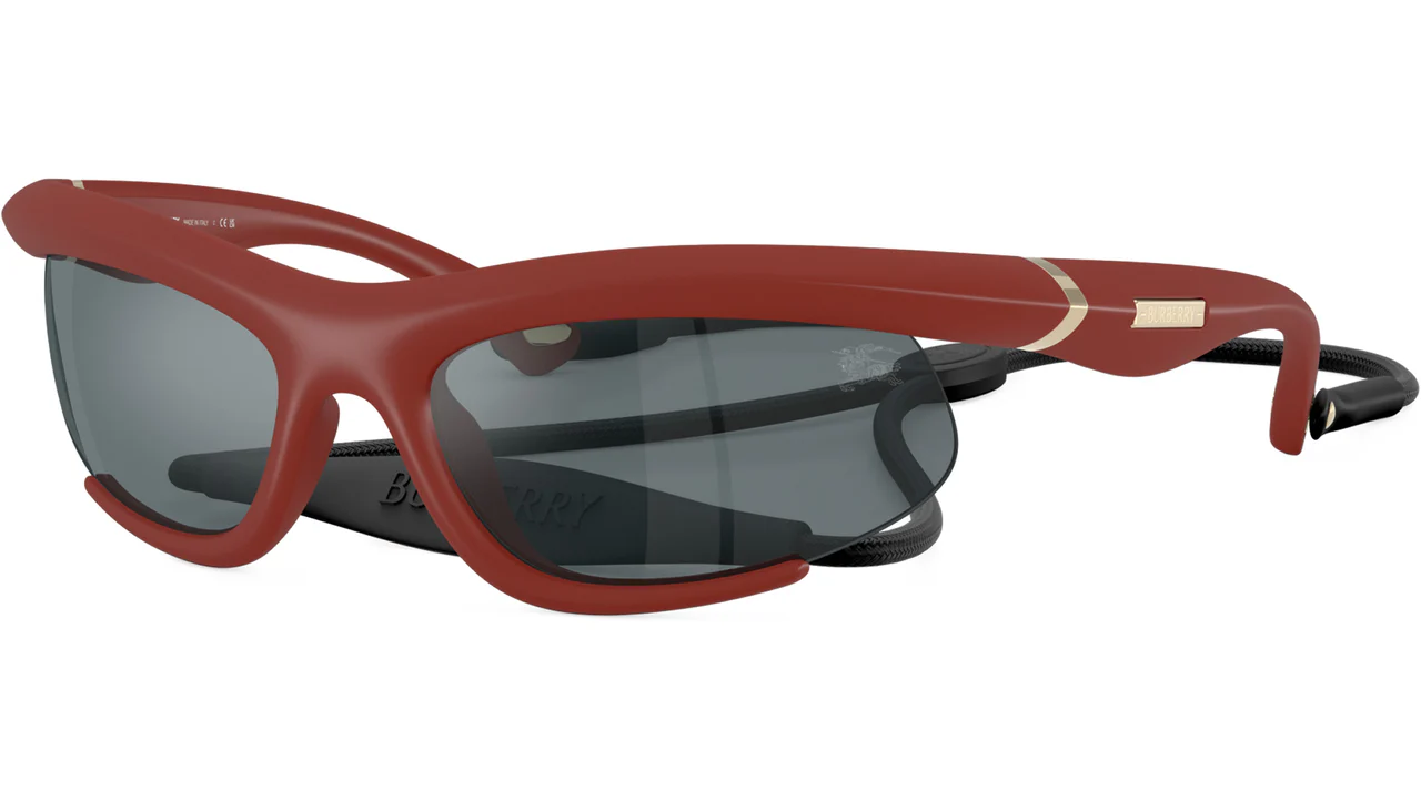 Burberry 0BE4462 41566G Sunglasses Rubber Bordeaux 64mm Men