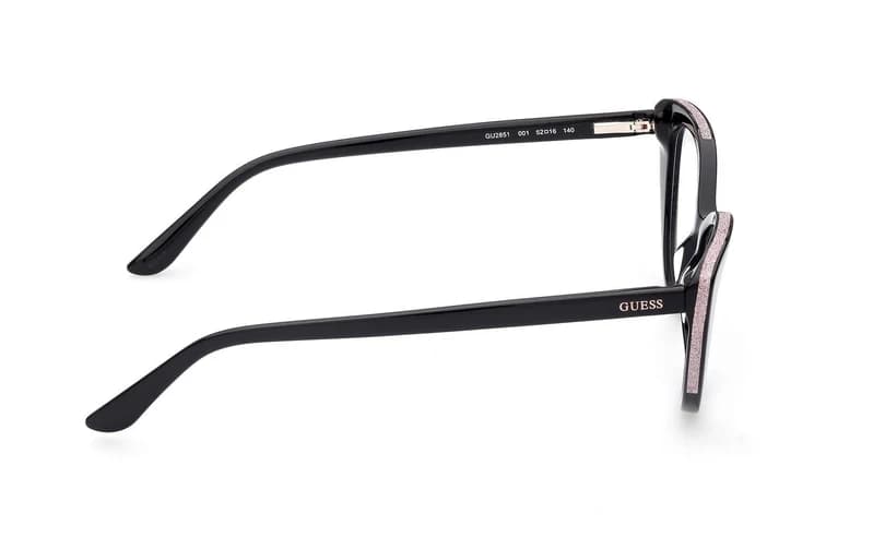 Guess GU2851 001 Eyeglasses Black 52mm Women 3