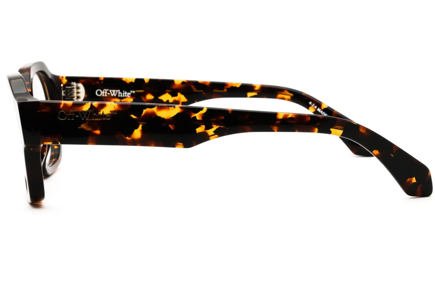 Off White STYLE 7Y Eyeglasses Havana 52mm Unisex 3