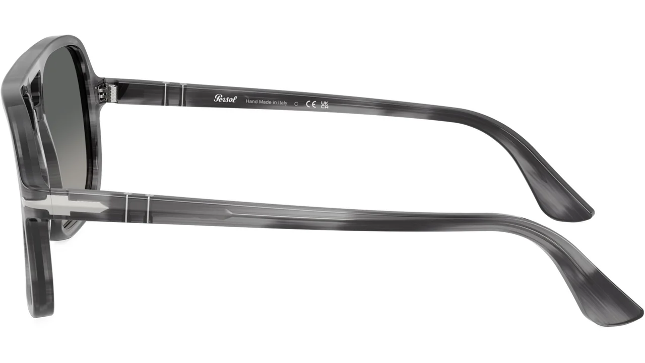 Persol PO3328S 119271 Sunglasses Striped Grey 55mm Men 3