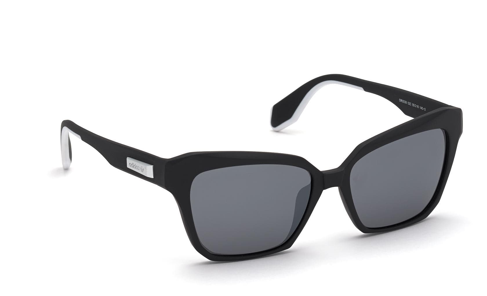Adidas OR0038 02C Sunglasses Matte Black 55mm Women 8