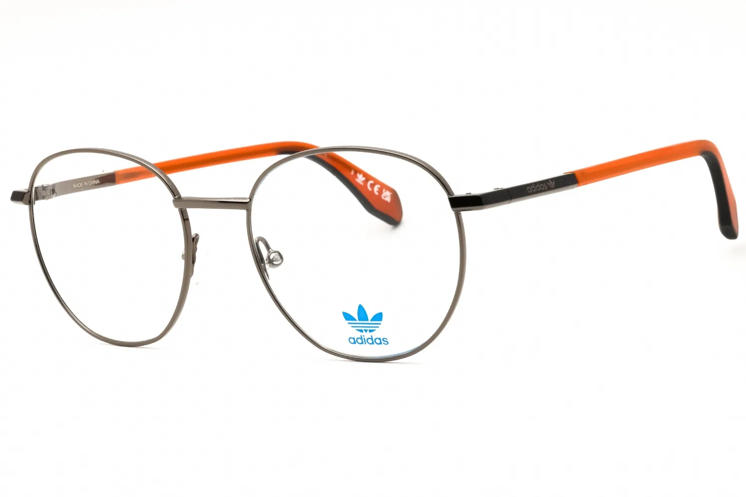 Adidas OR5071 008 Eyeglasses Shiny Gunmetal 52mm Unisex