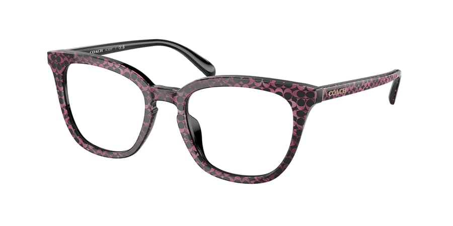 Coach 0HC6222F 5783 Eyeglasses Pattern Signature Pink 53mm Women