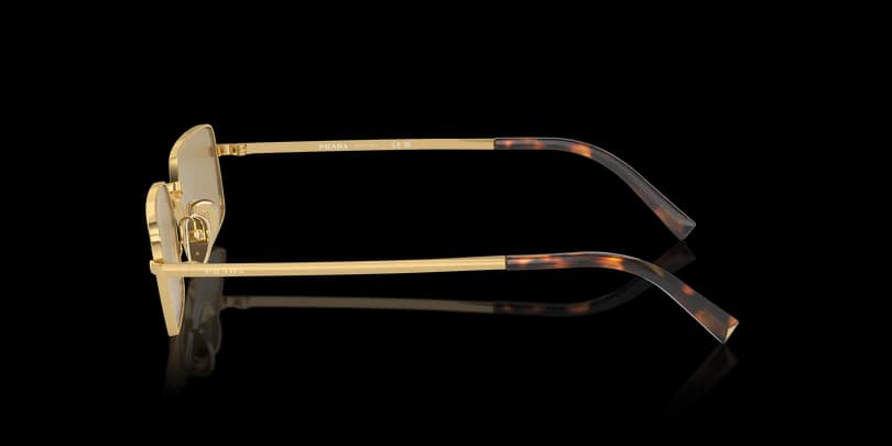 Prada 0PR A60S 5AK70G Sunglasses Gold 59mm Unisex 3