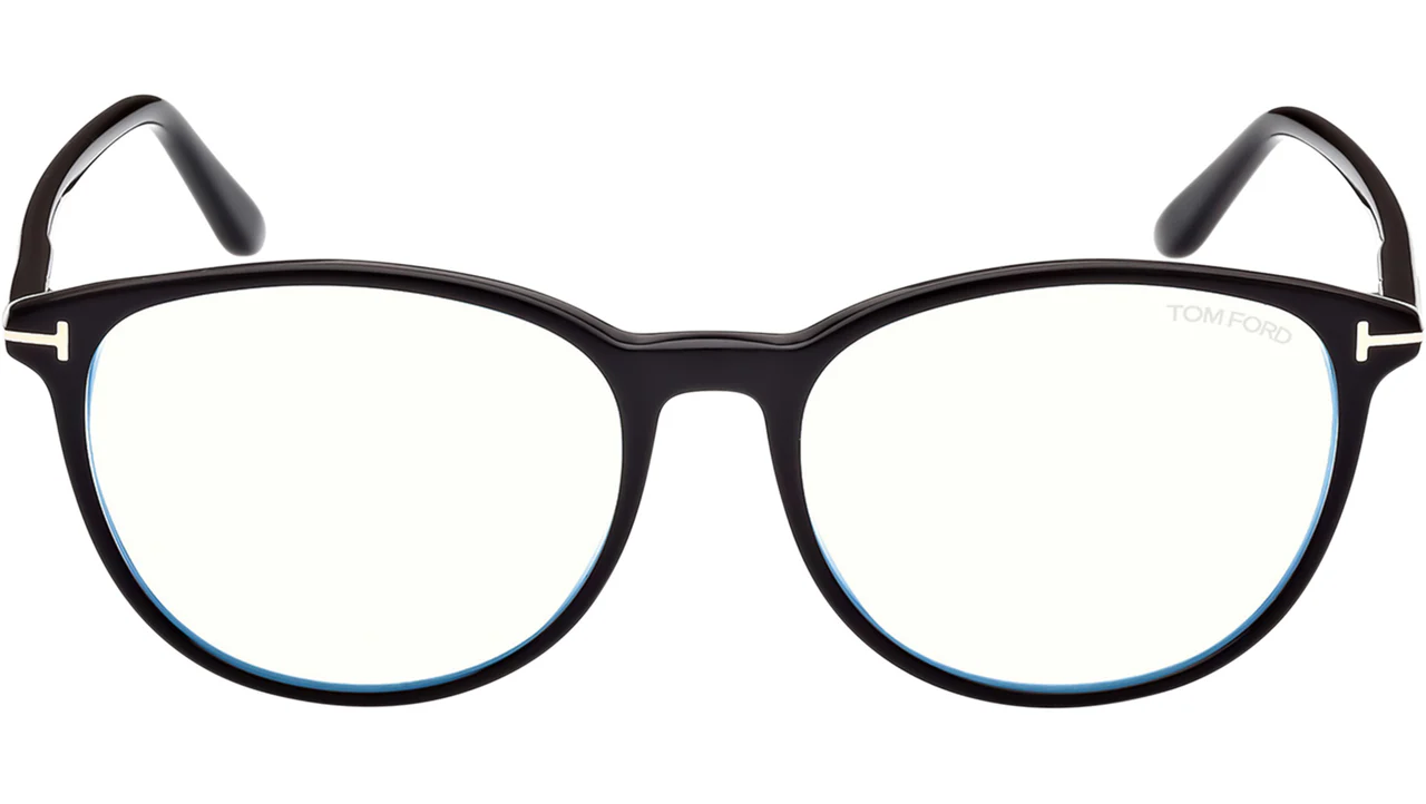 Tom Ford FT5810B 001 Eyeglasses Shiny Black 53mm Women 2