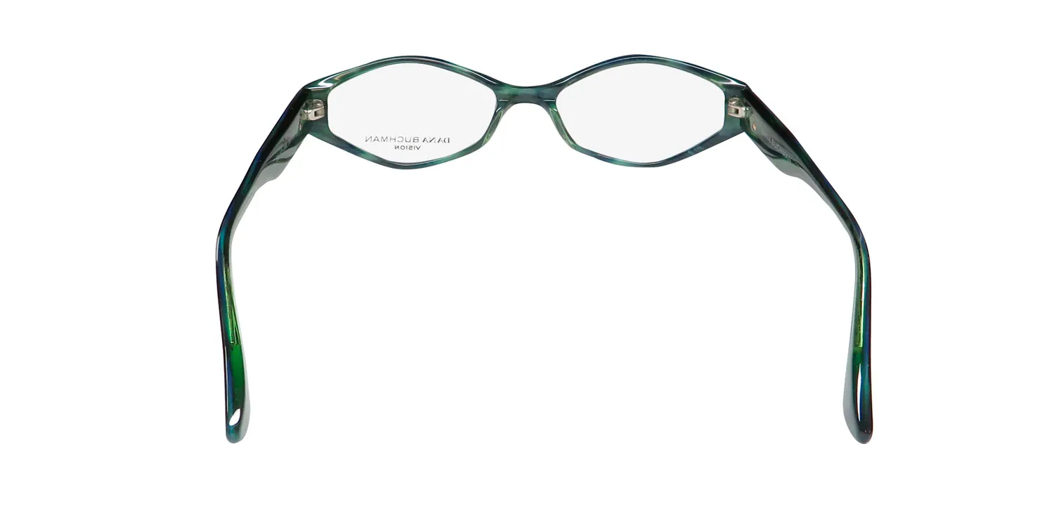 Dana Buchman Shelby aq Eyeglasses Aqua Tortoise 51mm 5