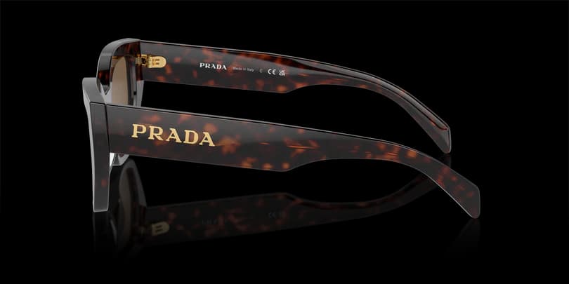 Prada 0PR A09S 16N5Y1 Sunglasses Briar Tortoise 53mm Women 3
