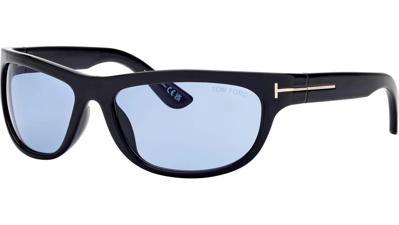Tom Ford FT1363 01V Sunglasses Shiny Black 62mm Men
