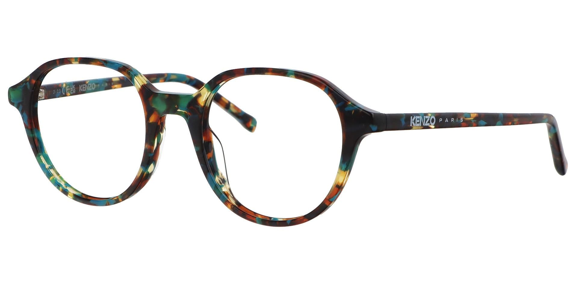 Kenzo KZ50166I 055 Eyeglasses Havana Transparent 50mm Unisex