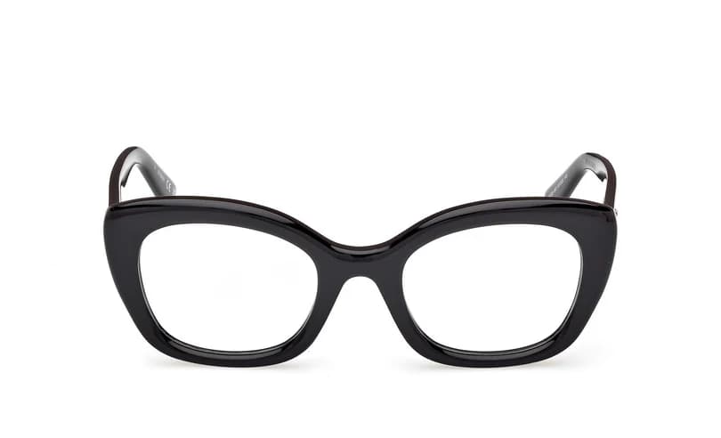 Guess GU50225 001 Eyeglasses Shiny Black 51mm Women 2