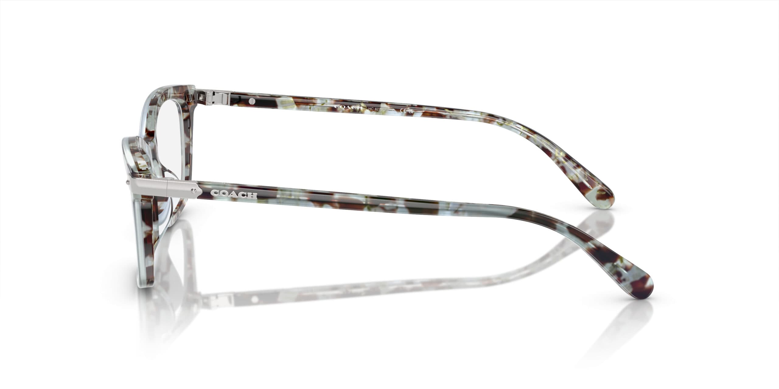 Coach HC6219U 5778 Eyeglasses Seaglass Tortoise 51mm Women 3