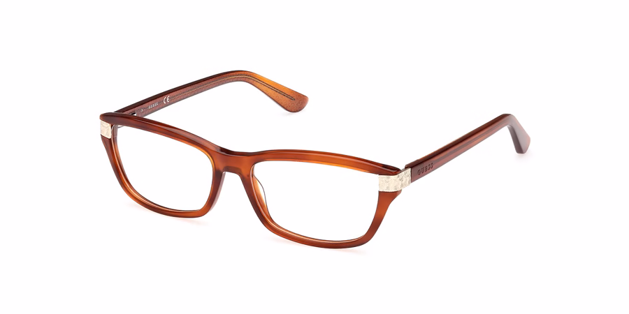 Guess GU2956 053 Eyeglasses Blonde Havana 54mm Women