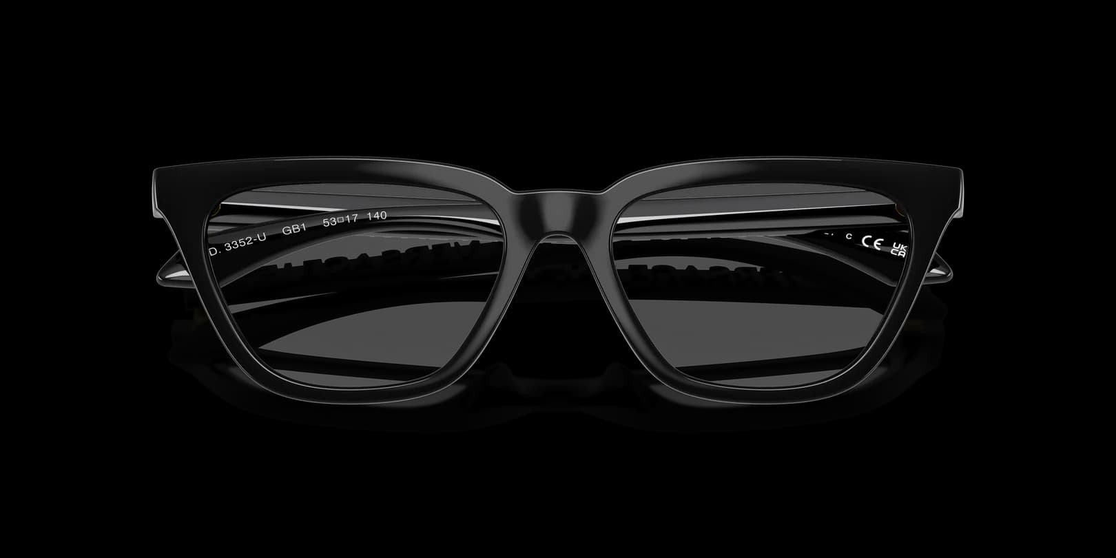 Versace 0VE3352U GB1 Eyeglasses Black 53mm Women 5