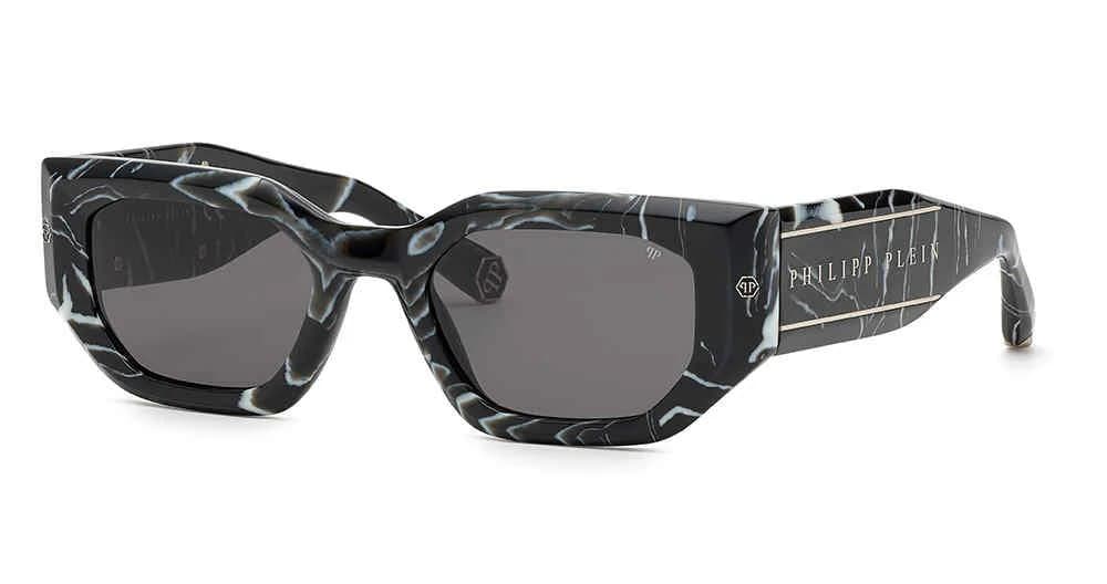 Philipp Plein SPP066M 0Z21 Sunglasses Marbled Black 51mm Women