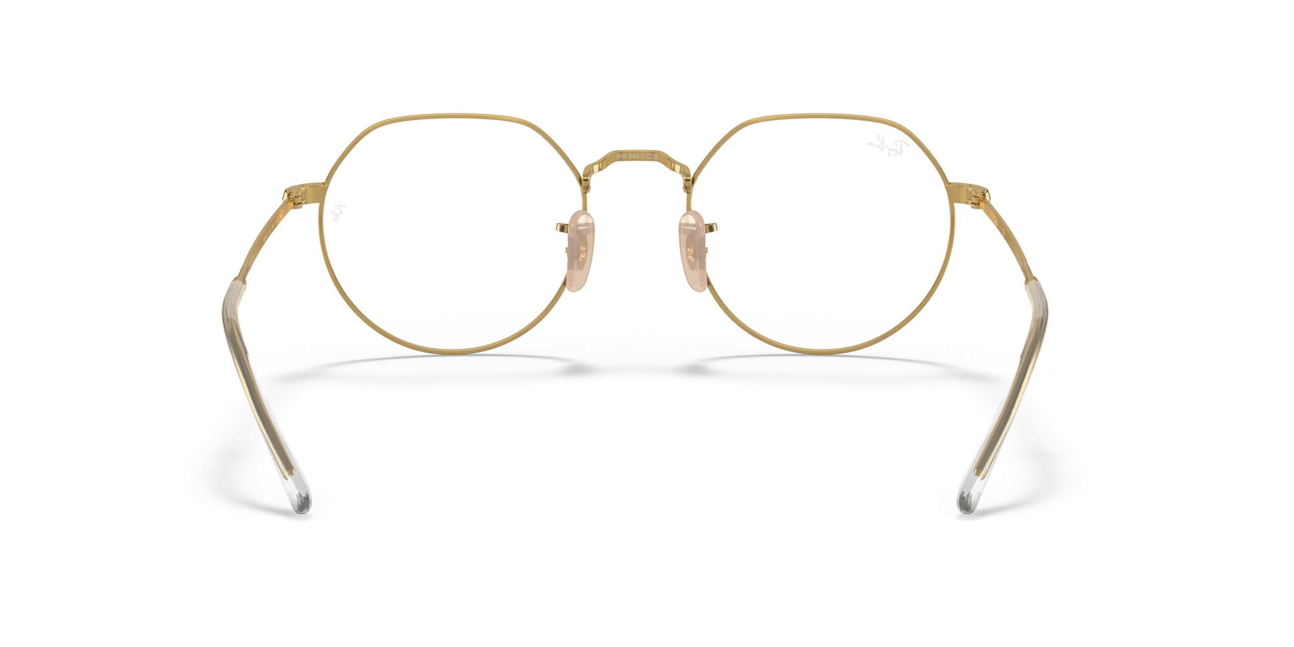 Ray-Ban RB6465 JACK 2890 Eyeglasses Matte Black Gold 51mm Unisex 5