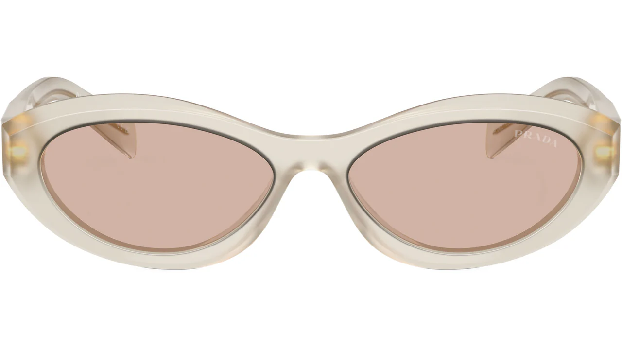 Prada 0PR 26ZS 12V4I2 Sunglasses Opal Milk 55mm Women 2