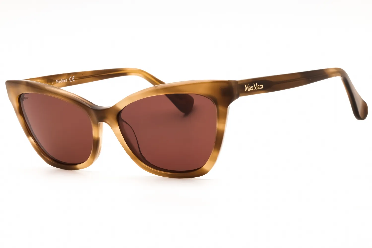 Max Mara MM0011 47E Sunglasses Light Brown 58mm Women