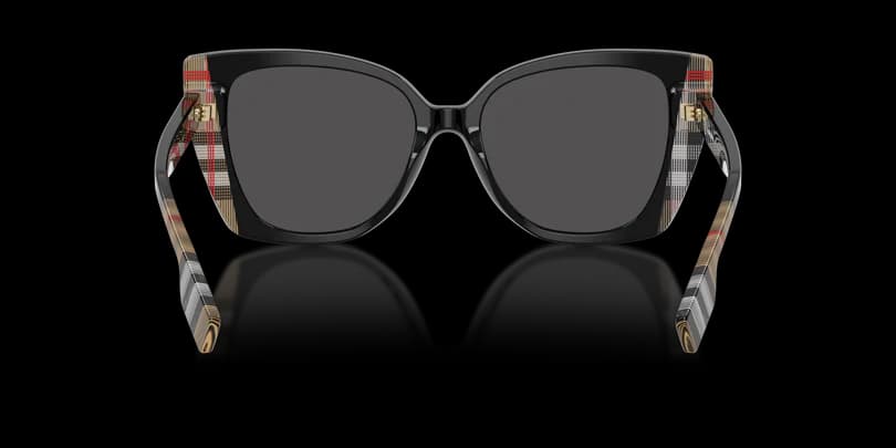 Burberry 0BE4393 405587 Sunglasses Black 54mm Women 4