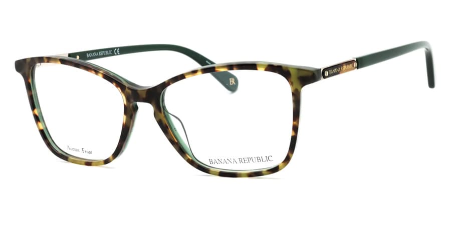 Banana Republic BR 220 0G1U Eyeglasses Olive Havana 53mm Women