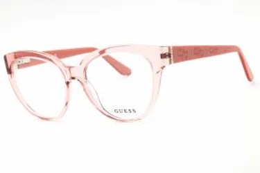 Guess GU50232 072 Eyeglasses Transparent Shiny Light Pink 54mm