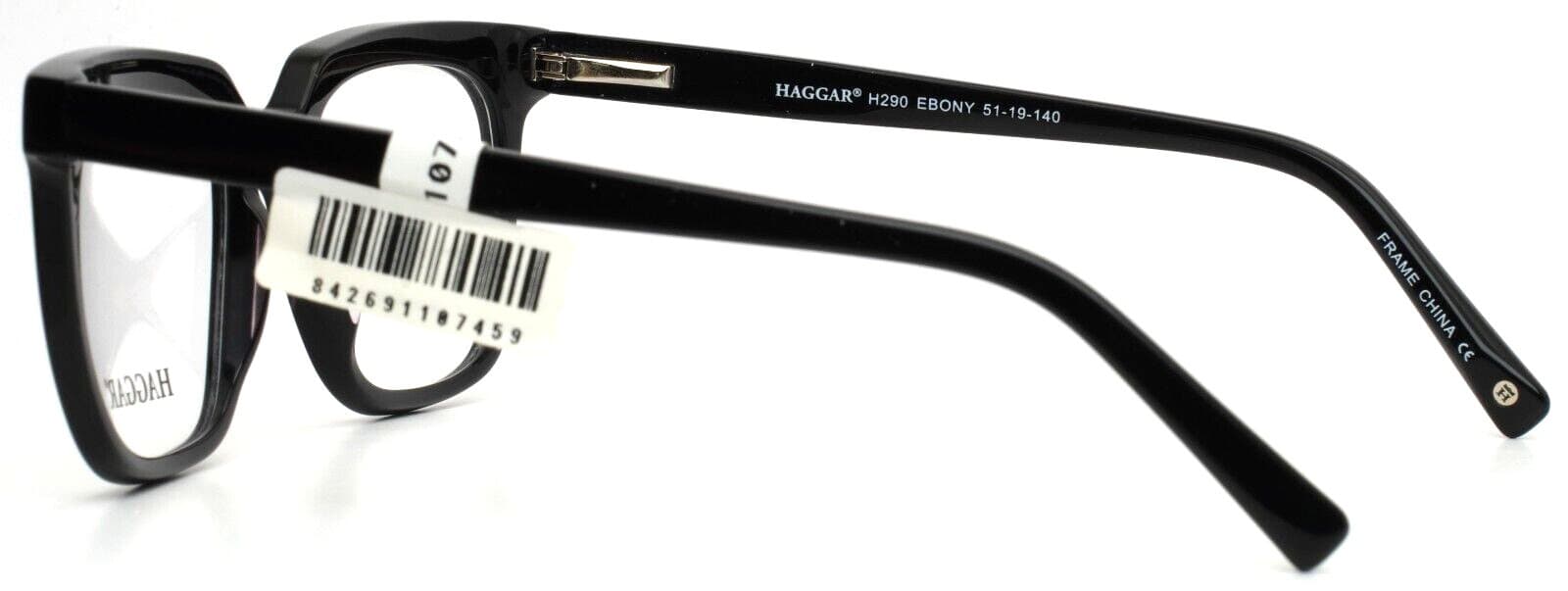 Haggar H290 EBONY Eyeglasses Black 51mm Men 2