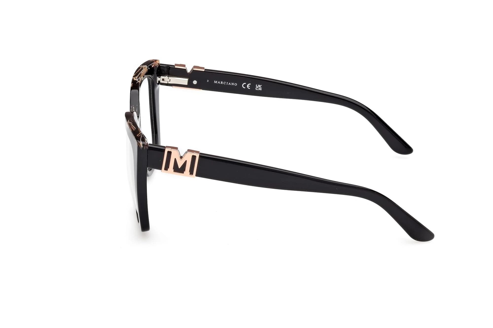 Marciano GM50032 005 Eyeglasses Black 54mm Women 2
