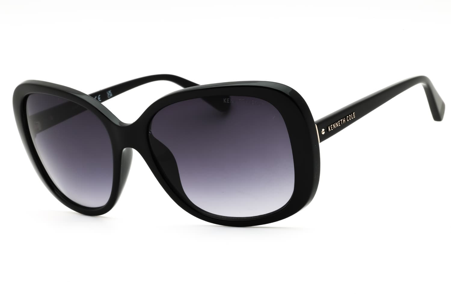 Kenneth Cole KC00031 01B Sunglasses Shiny Black 57mm Women