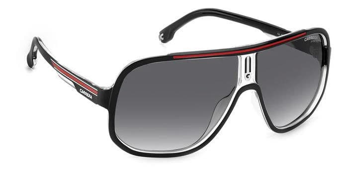 Carrera 1058/S 0OIT 9O Sunglasses Black Red 63mm Men 3