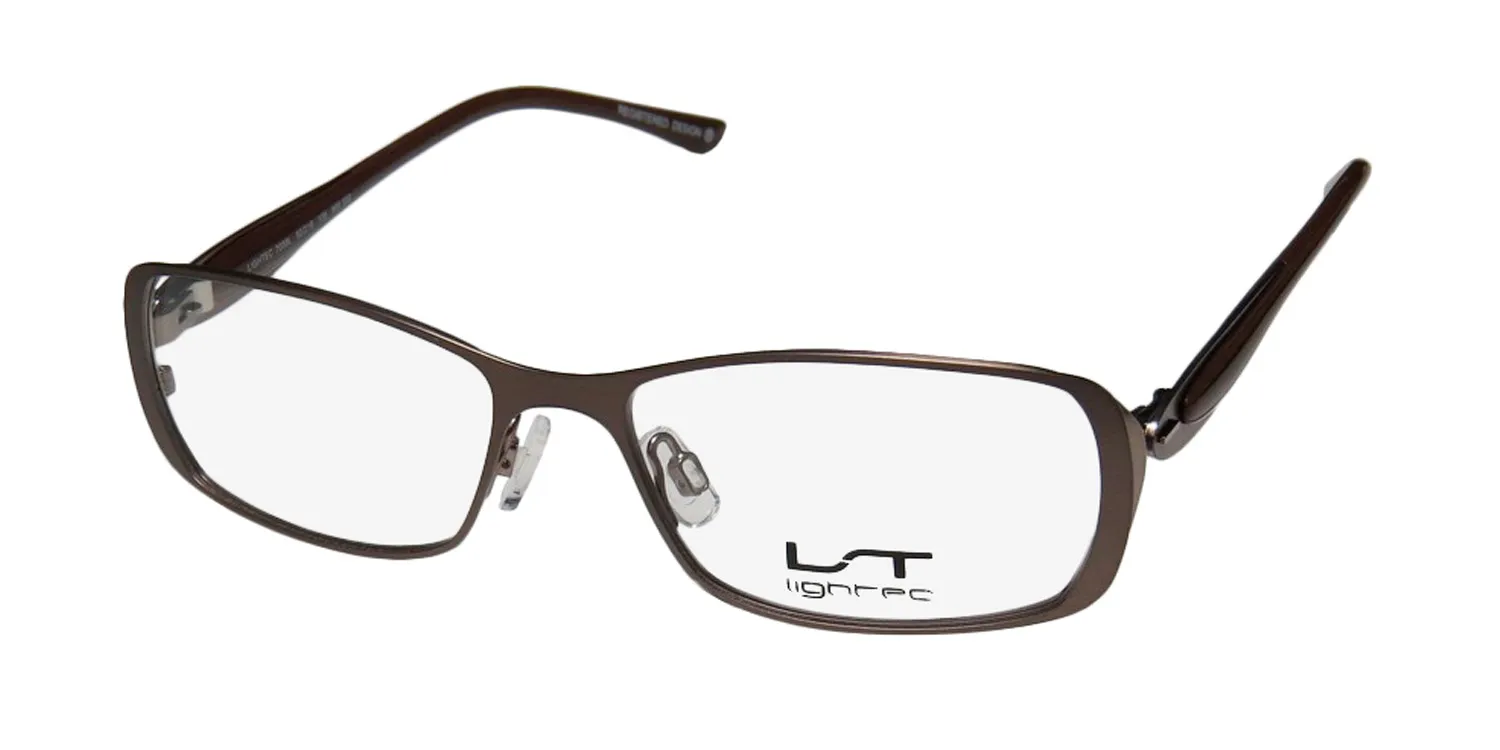 Lightec 7038l mm032 Eyeglasses Brown 52mm Unisex