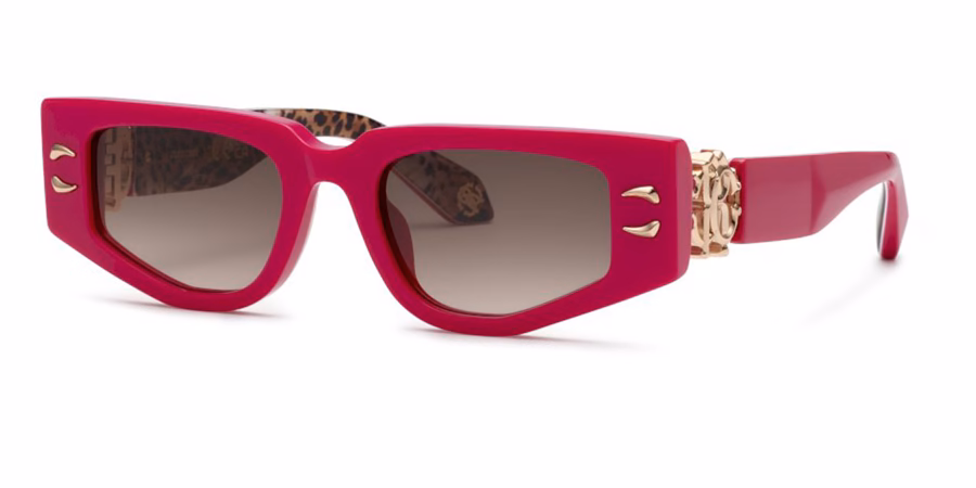 Roberto Cavalli SRC057M 09M3 Sunglasses Shiny Fuchsia 51mm Women